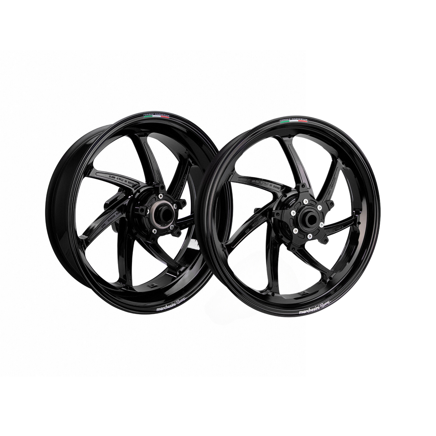 Marchesini M7R Genesi Honda CBR1000RR R / Fireblade SP (2020-23) Forged Magnesium Wheel Set - Gloss Black