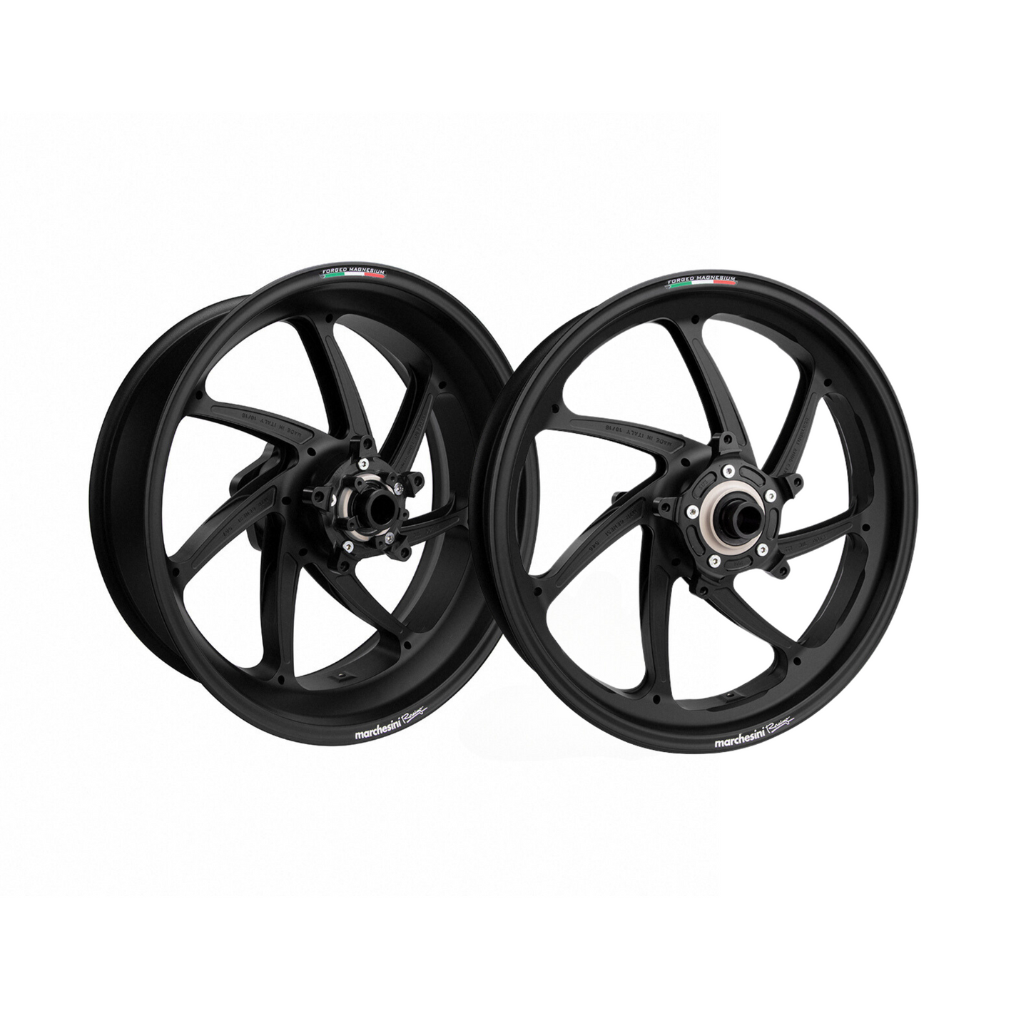 Marchesini M7R Genesi Yamaha YZF R6 (2017-20) Forged Magnesium Wheel Set - Matte Black